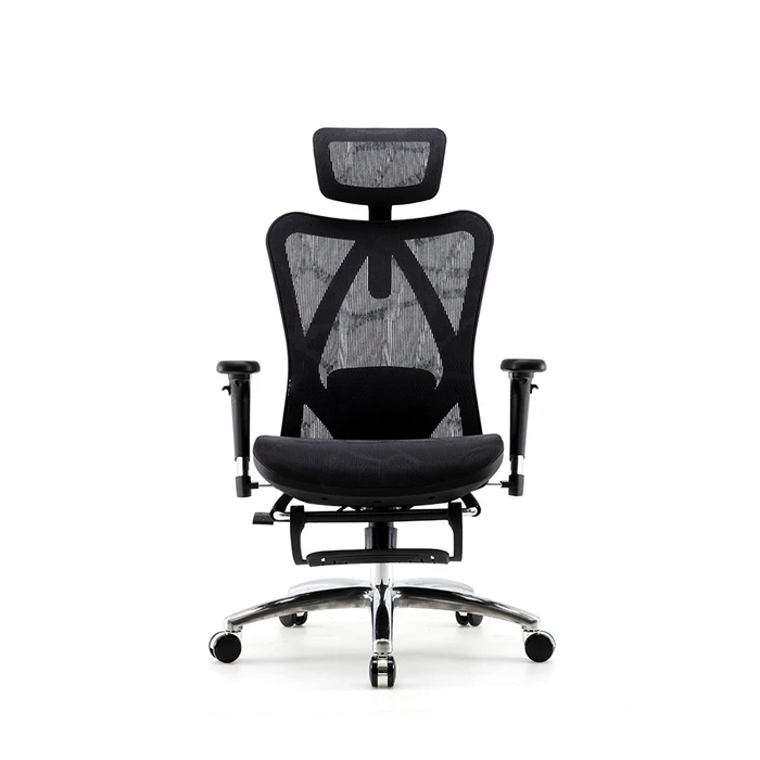 Ghế công thái học Ergonomic M57B có kê chân - Ảnh 1