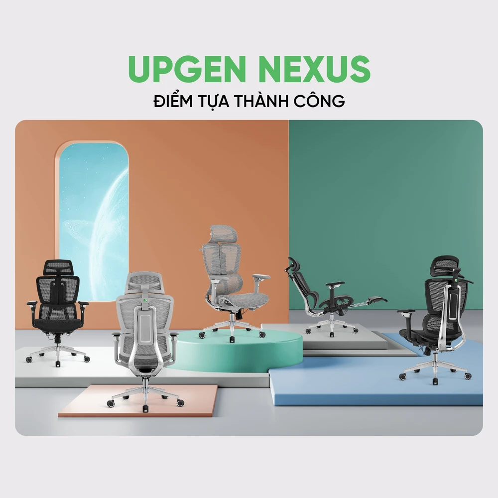 Ghế công thái học Upgen Nexus tỳ tay 7D