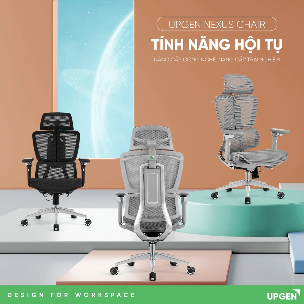 Ghế công thái học Upgen Nexus tỳ tay 7D