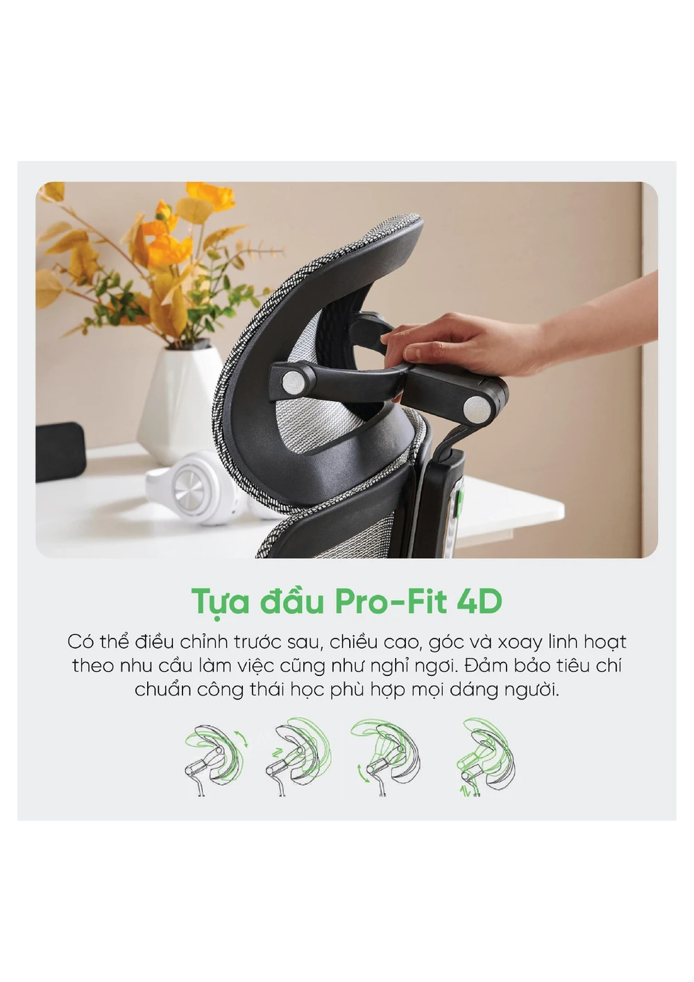 Ghế công thái học Upgen Revolution